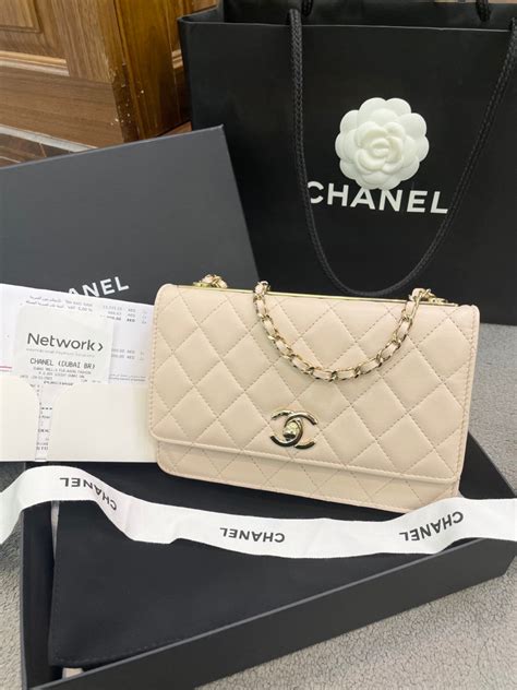 chanel wallet on chain price in france|Chanel wallet on chain trendy.